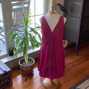 NWT London Times Fuchsia Bubble Dress